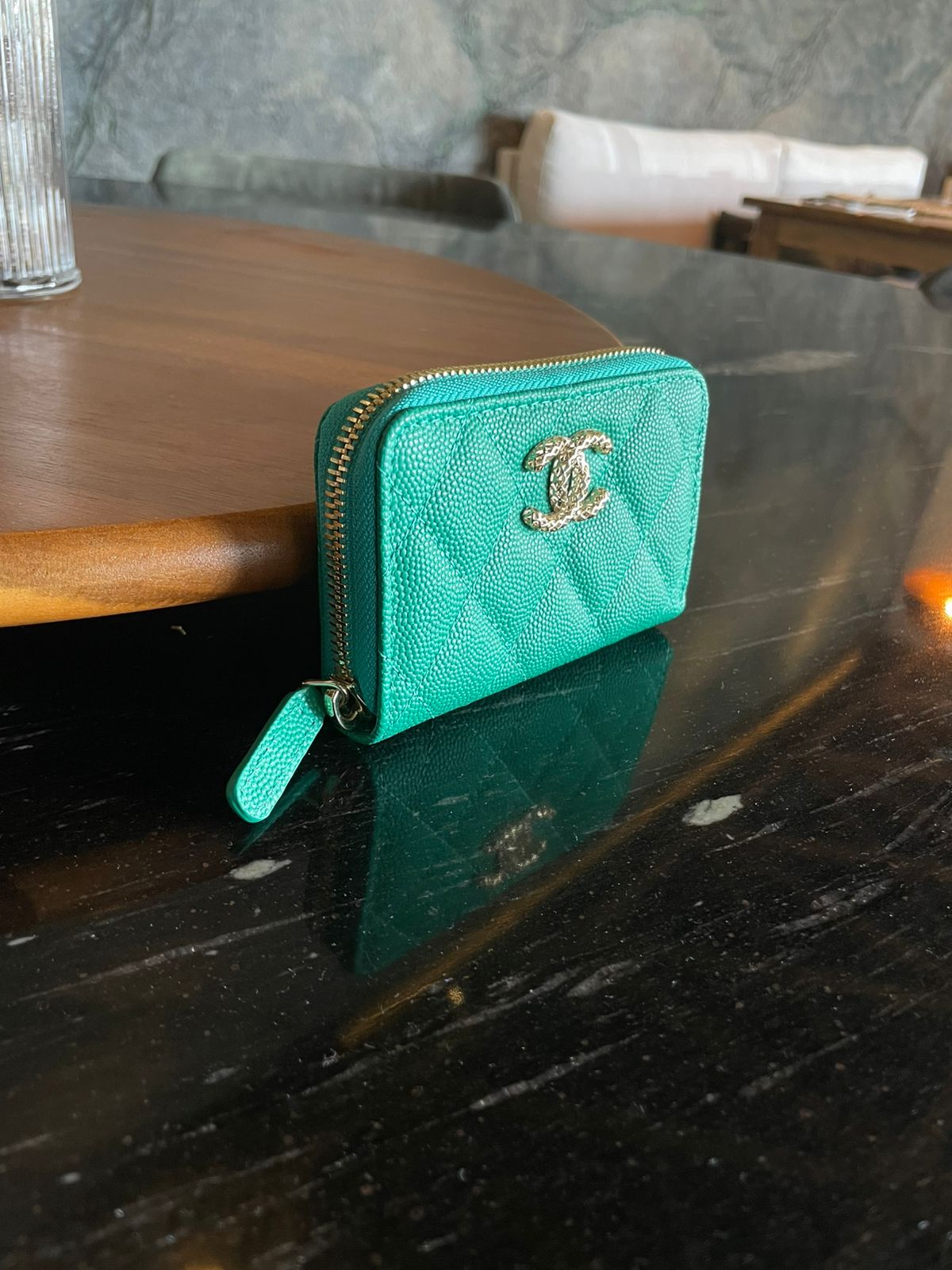 cartera verde
